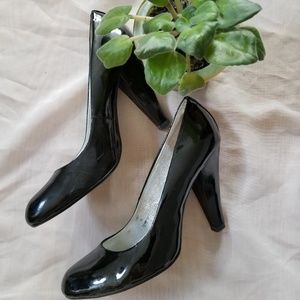 🖤 Real Leather Black Heels